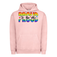 Pigment Salmon proud to be me Urban Hoodie - Artiststas