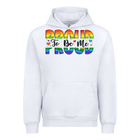 White proud to be me Urban Hoodie - Artiststas