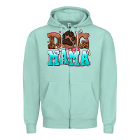 Seafoam dog mama Zipper Hoodie - AdoDesignShop