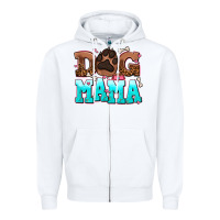 White dog mama Zipper Hoodie - AdoDesignShop
