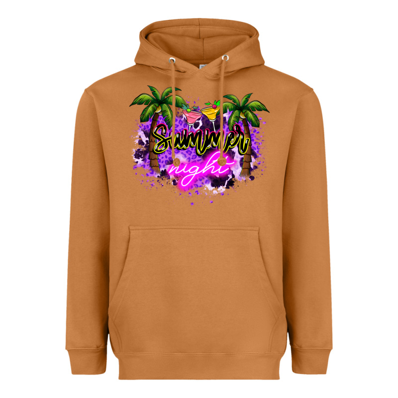 Summer Night Heavyweight Hoodie by NancyCooperArtShop | Teevron
