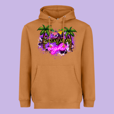 Summer Night Heavyweight Hoodie Designed By Nancycooperartshop