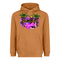 Meerkat summer night Heavyweight Hoodie - NancyCooperArtShop