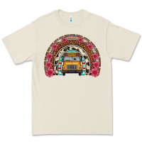 Bone school bus leopard cowhide rainbow Premium Tee - Artiststas