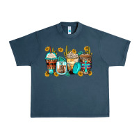 Midnight Navy blessed coffee cups Urban Heavy Tee - Zillion Design Studio