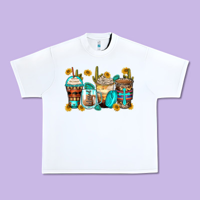 Blessed Coffee Cups Urban Heavy Tee Designed By Zillion Design Studio