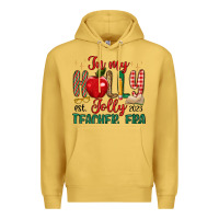 In My Holly Jolly Teacher Era Premium Hoodie | Teevron
