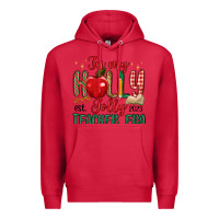 Cardinal in my holly jolly teacher era Premium Hoodie - MaliasSmallBusiness