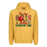 Mustard in my holly jolly teacher era Premium Hoodie - MaliasSmallBusiness