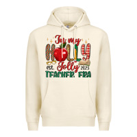 Tofu in my holly jolly teacher era Premium Hoodie - MaliasSmallBusiness