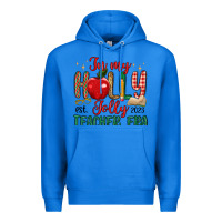 True Royal in my holly jolly teacher era Premium Hoodie - MaliasSmallBusiness
