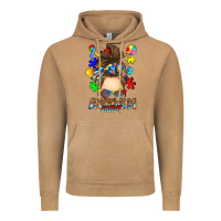 Vintage Camel messy bun autism mom Vintage Hoodie - RanaPortraitStore