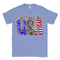 Colony Blue god bless the usa Classic Tee - RacoonDesign