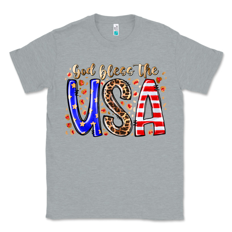 God Bless The Usa Classic Tee by RacoonDesign | Teevron