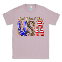 Lilac god bless the usa Classic Tee - RacoonDesign