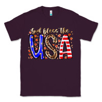 Plum god bless the usa Classic Tee - RacoonDesign