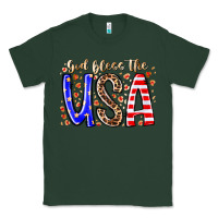Sports Green god bless the usa Classic Tee - RacoonDesign