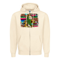 Sandshell san judas leopard cowhide sunflower background Zipper Hoodie - JahusDesignShop
