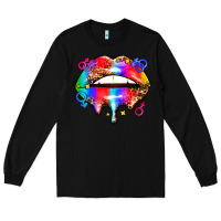 Black pride lips Long Sleeve Tee - AdoDesignShop