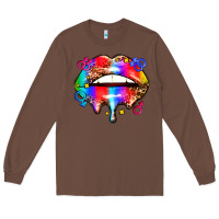 Chestnut pride lips Long Sleeve Tee - AdoDesignShop