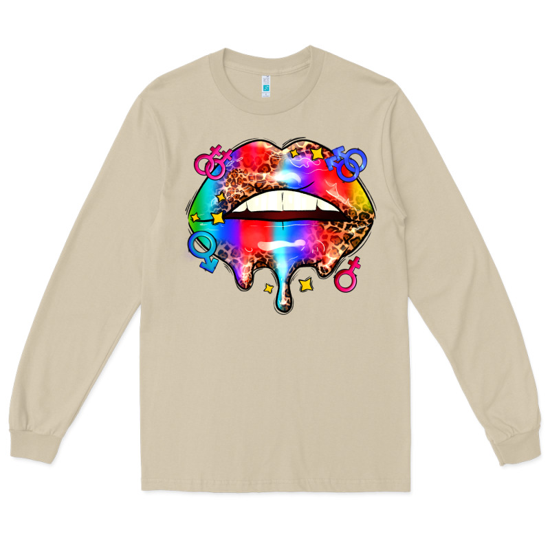 Pride Lips Long Sleeve Tee by AdoDesignShop | Teevron