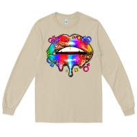 Mushroom pride lips Long Sleeve Tee - AdoDesignShop