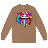 Toasted Coconut pride lips Long Sleeve Tee - AdoDesignShop