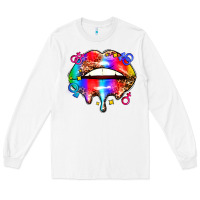White pride lips Long Sleeve Tee - AdoDesignShop