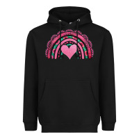 Black valentines day pink gemstones rainbow Heavyweight Hoodie - Jasminsmagicworld