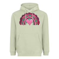 Matcha valentines day pink gemstones rainbow Heavyweight Hoodie - Jasminsmagicworld
