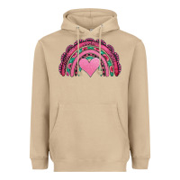 Mushroom valentines day pink gemstones rainbow Heavyweight Hoodie - Jasminsmagicworld