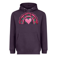 Plum valentines day pink gemstones rainbow Heavyweight Hoodie - Jasminsmagicworld