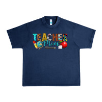 Navy teacher mom Urban Heavy Tee - texasbilliewilder