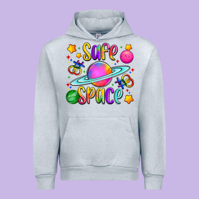 Safe Space Urban Hoodie Designed By Artiststas