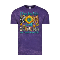 Cloud Purple i have two titles mom and grandma and i rock them Vintage Tee - Zillion Design Studio