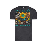 Vintage Black i have two titles mom and grandma and i rock them Vintage Tee - Zillion Design Studio