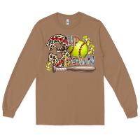 Toasted Coconut three up down softball Long Sleeve Tee - RacoonDesign