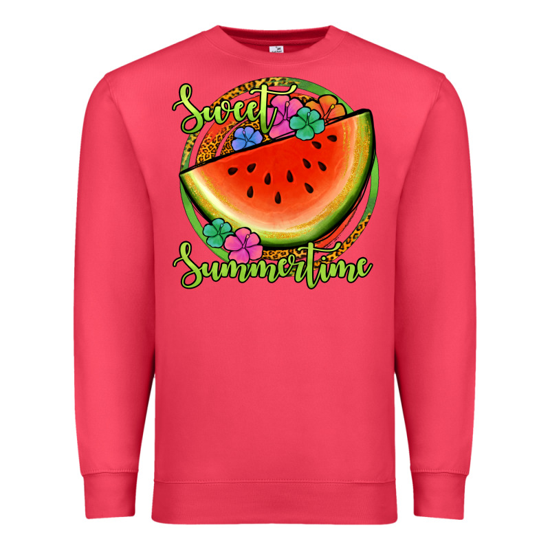 Sweet Summertime Watermelon Premium Sweatshirt by Jasminsmagicworld | Teevron