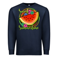 Navy sweet summertime watermelon Premium Sweatshirt - Jasminsmagicworld