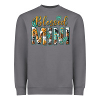Storm blessed mini with leopard and aztec Heavyweight Sweatshirt - texasbilliewilder