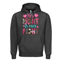 Charcoal Heather her fight is our fight Zipper Hoodie - JahusDesignShop