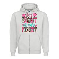 Dove Grey her fight is our fight Zipper Hoodie - JahusDesignShop