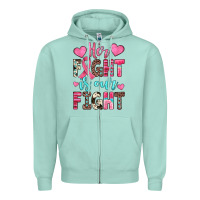 Seafoam her fight is our fight Zipper Hoodie - JahusDesignShop