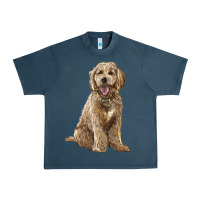 Midnight Navy goldendoodle Urban Heavy Tee - BarkalooDesign