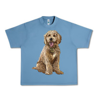Pebble Blue goldendoodle Urban Heavy Tee - BarkalooDesign