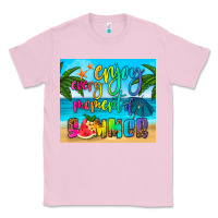 Bubblegum Pink enjoy every moment of summer Classic Tee - HRA Design Shop