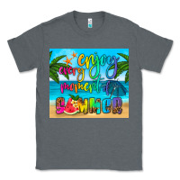 Charcoal Heather enjoy every moment of summer Classic Tee - HRA Design Shop