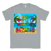 Heather Grey enjoy every moment of summer Classic Tee - HRA Design Shop