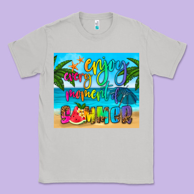 Enjoy Every Moment Of Summer Classic Tee Designed By Hra Design Shop