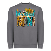 Storm blessed mini with sunflowers Heavyweight Sweatshirt - texasbilliewilder